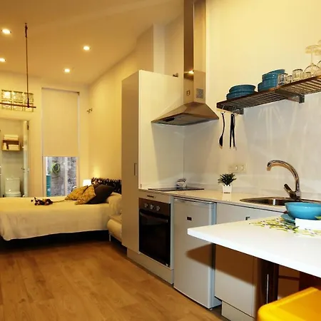 Loft Independiente Con Piscina Compartida En Centro De Апартаменты Валенсия