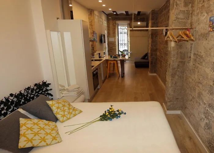 Appartement Loft Independiente Con Piscina Compartida En Centro De *